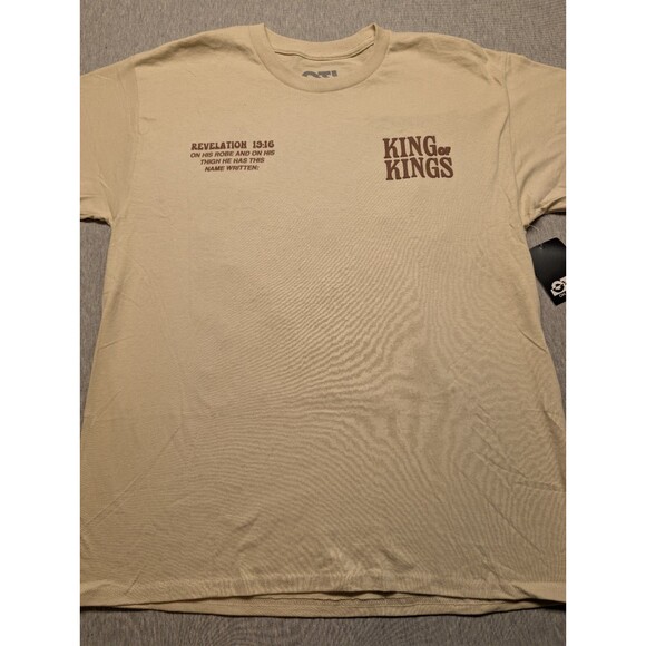 OTL On The Low Mens Size Large King Of Kings Revelation 19:16 Puffy Print - Picture 2 of 10